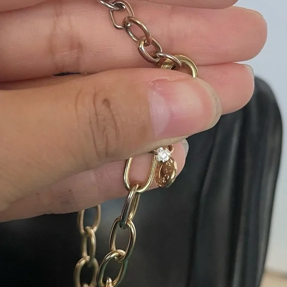 J crew flower statement crystal rhinestone necklace - Picture 7 of 7